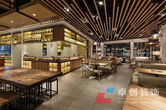 餐飲店面裝修設(shè)計圖片、餐飲店裝修效果圖、餐飲店裝修案例