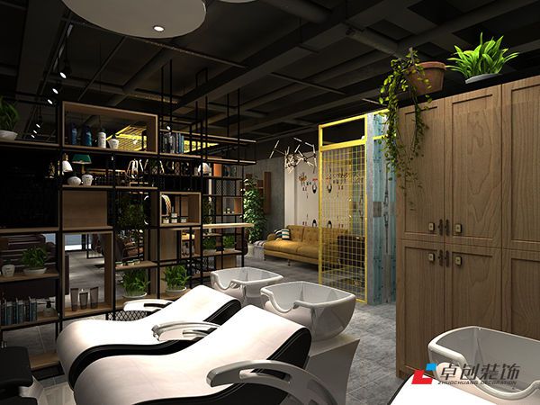 合肥工業(yè)風美發(fā)店裝修設計哪家專業(yè)