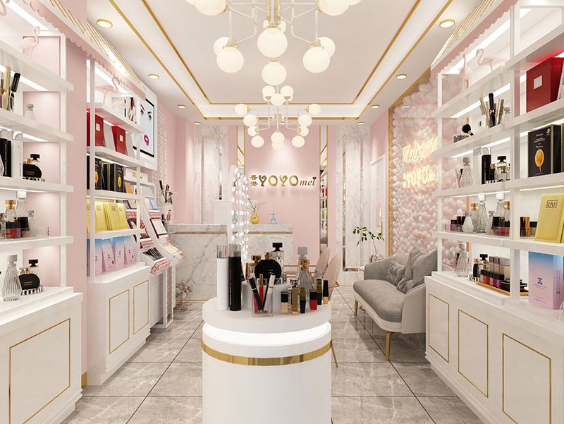 美妝店如何裝修能吸引人？美妝店裝修效果圖