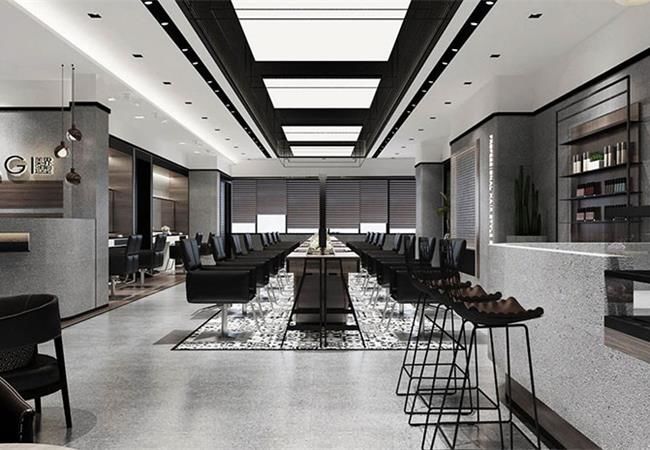創(chuàng)意美發(fā)店裝修設計效果圖，演繹時尚空間藝術