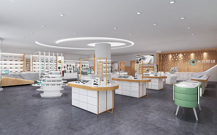 合肥眼鏡店裝修公司哪家比較專業(yè)？眼鏡店裝修設(shè)計圖