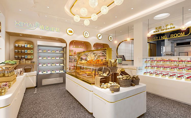 合肥蛋糕店設(shè)計(jì)原則？好看的蛋糕店裝修效果圖案例