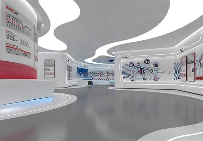合肥企業(yè)展廳設(shè)計上怎么營造空間美感呢？