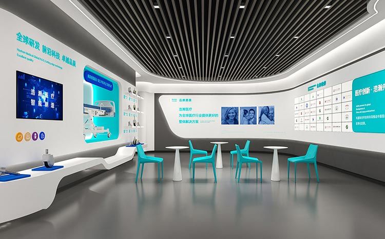在合肥企業(yè)展廳設(shè)計(jì)上怎么營造空間美感呢？