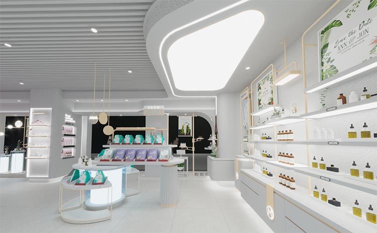合肥化妝品店裝修，如何通過裝修提高店面的附加值？